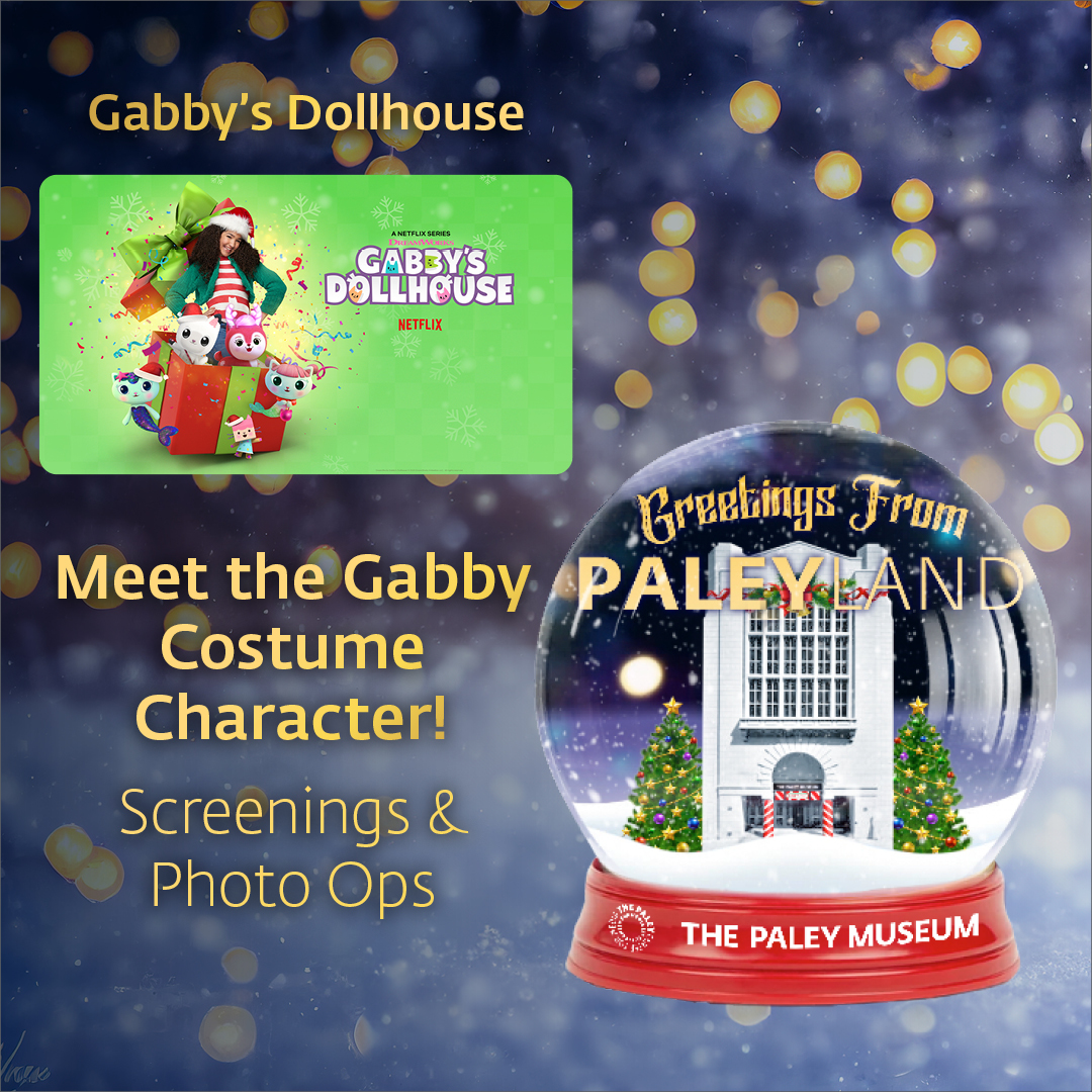 Join us for a magical day with Gabby and an exclusive screening from the new season of Gabby’s Dollhouse on Saturday December 30th! For more information, click here: bit.ly/3Gp1b6O #PaleyLand #PaleyMuseum #NYC @dreamworksjr