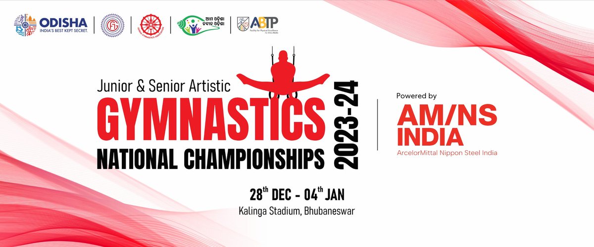 sports_odisha's tweet photo. 𝗚𝘆𝗺𝗻𝗮𝘀𝘁𝗶𝗰𝘀 𝗘𝘅𝘁𝗿𝗮𝘃𝗮𝗴𝗮𝗻𝘇𝗮 ! 🤸‍♀️

The Junior Artistic and Senior Artistic National Championship 2023-24 is going to start at the  Gymnastics Centre, #KalingaStadium from 28-30 December 2023 and 2-4 January 2024 respectively.

The championships are being organised by DSYS in collaboration with Gymnastics Federation of India and Odisha Gymnastics Association. 

#OdishaForSports