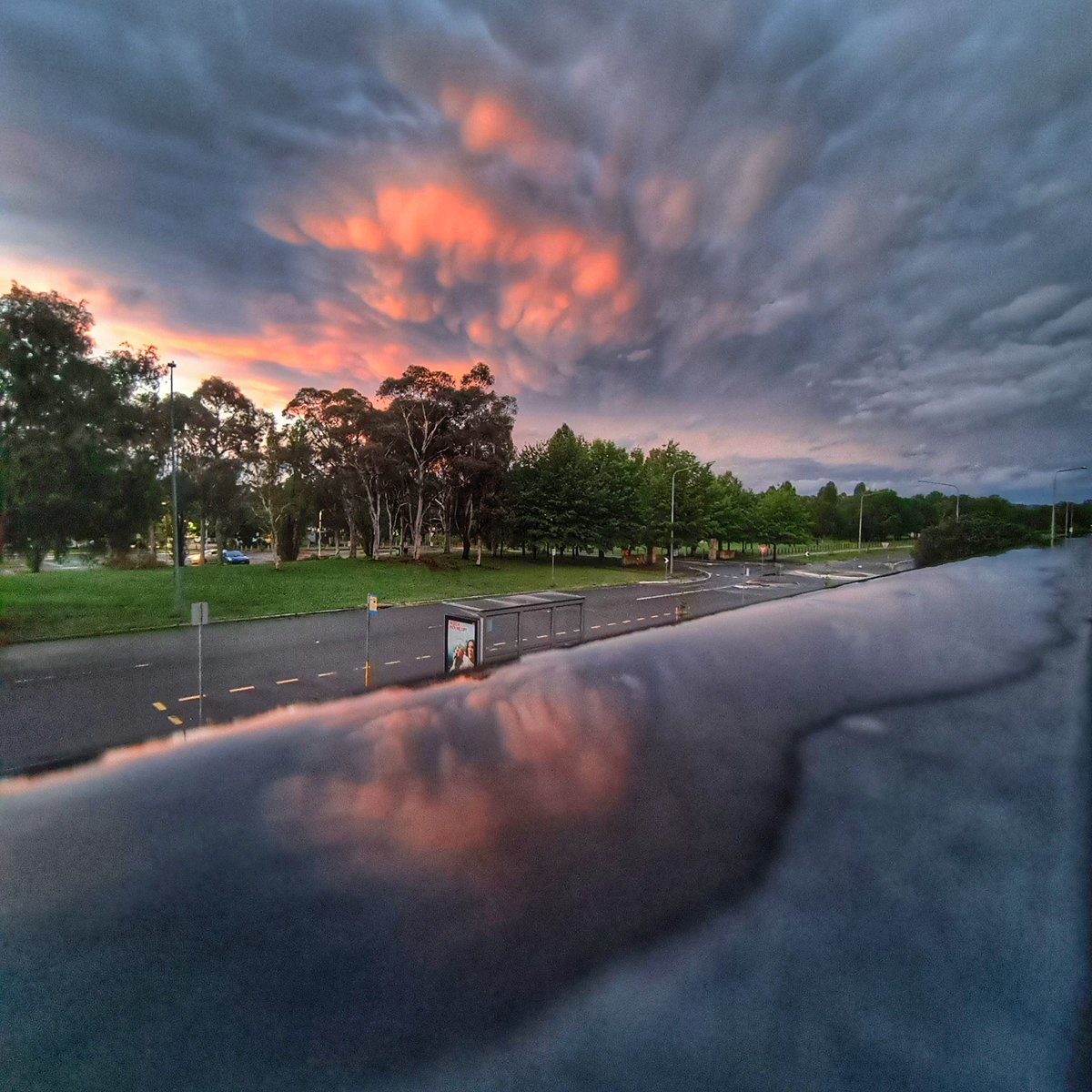 Post storm... hail gone now...