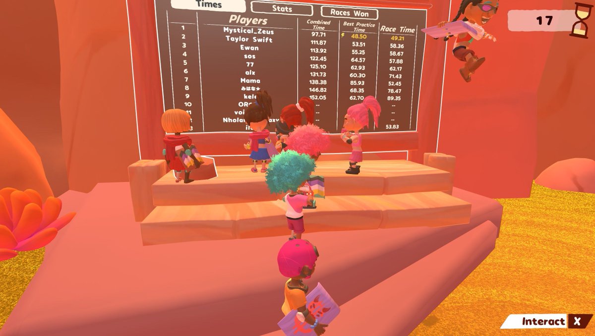 Since launching we've loved seeing Tray Racers! community develop, especially on the task of topping the increasingly difficult daily races 🏅

We've also had lots of fun on our discord (/bit.ly/TrayRacersDC) racing together, playing on stream and sharing stories from the slopes!