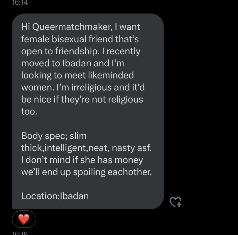 DISCREET QUEER MATCHMAKER tweet media
