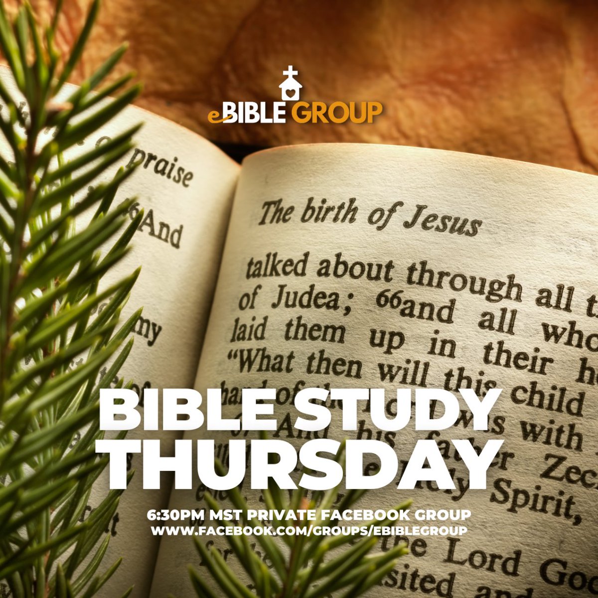 MyeChurch's tweet photo. 🎄 It's time to get into the Christmas spirit with eChurch's weekly Bible study led by Dr. Robb Thompson! Join us this Thursday at 6:30pm MST for a special evening of spiritual growth and connection.

https://t.co/eMSqnZqjoc

#christianity #christian #jesus #bible https://t.co/dAt0ukzRwW