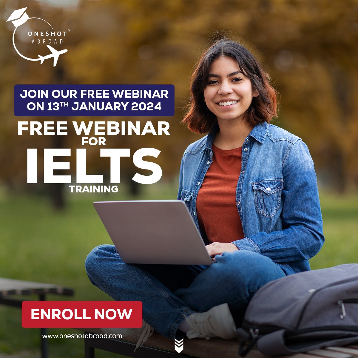 OneShotAbroad's tweet photo. Free Webinar for IELTS Training created just for you!

Date: 13th January 2024.

Enroll Now on the link (Link also in bio)
https://t.co/K6odTVeB4A
#studyielts #studyabroad  #ielts #free #freewebinar #freewebinarielts #january #indianstudents #ieltstraining #student https://t.co/uDQfJ7hR7r