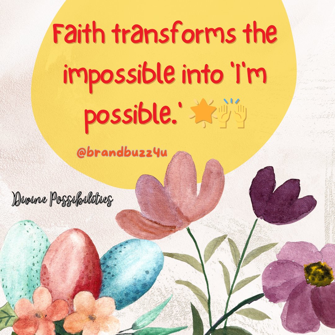 brandbuzz4u's tweet image. Unlock the extraordinary in your life!🌟 With God by your side, every dream becomes a reality.🙌 Embrace the limitless possibilities and let faith guide your journey.🌈#FaithUnleashed🎁 #MerryXmas #SalmanKhan #optiontrading #AliaBhatt #PMModi #finnifty #DivinePossibilities #USA