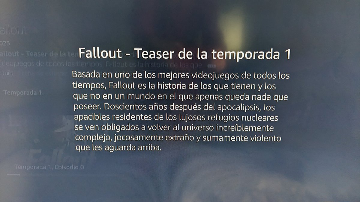Scilow's tweet photo. A ver @PrimeVideoES, no creéis que está feo mentir. La saga fallout creo que no entra ni en el top 20 de juegos memorables del género. La ambientación y el mundo que plantean todavia https://t.co/6886t2cGI6