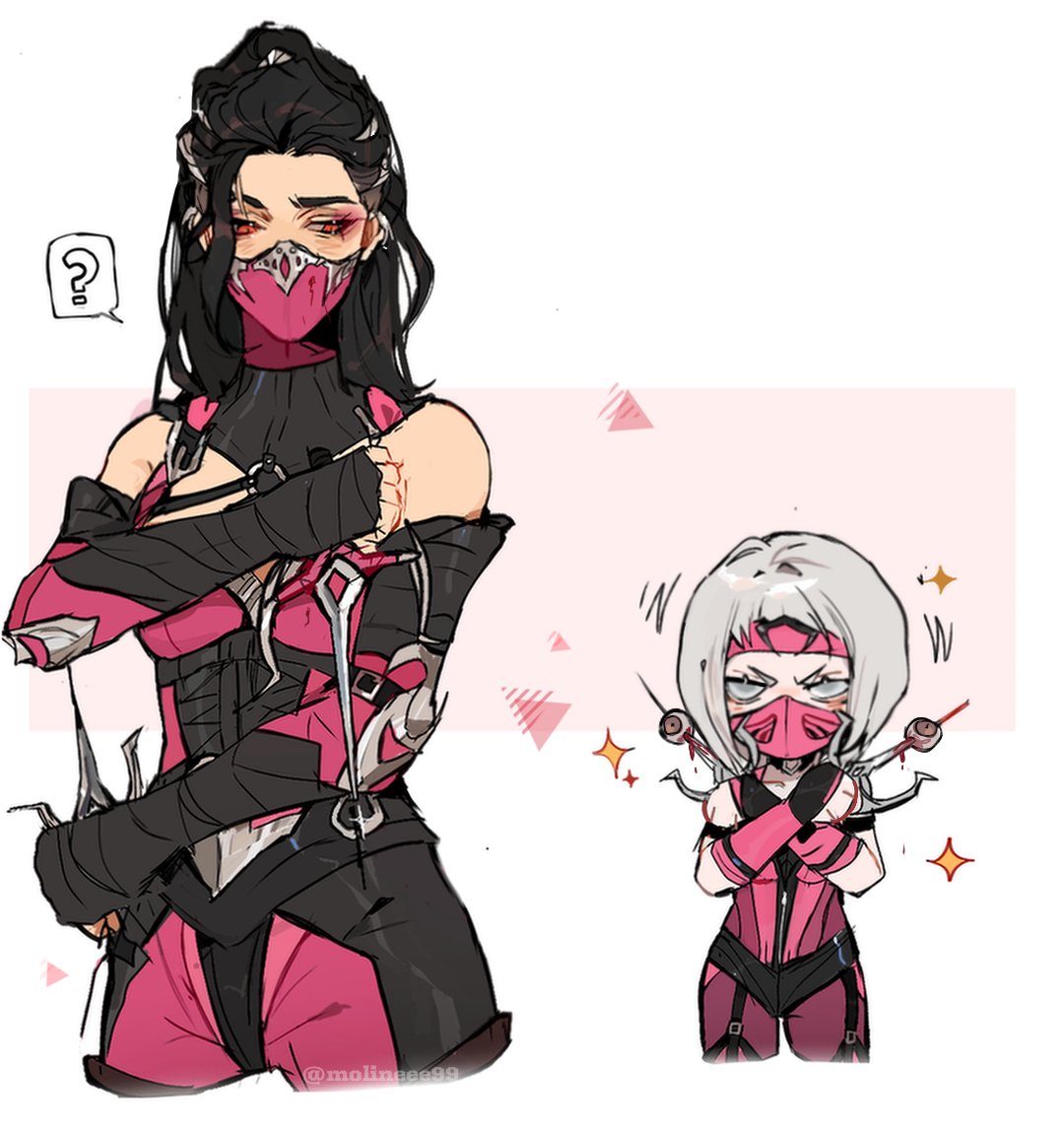 Molineee99's tweet photo. Khameleon my beloved <3! 🦎💜💙💚💛
#MortalKombat1 #khameleon #mk1 
#mileena #Tanya https://t.co/7A4ackERSZ
