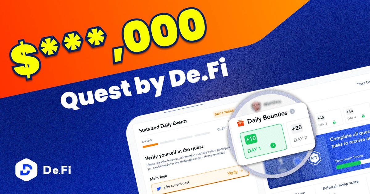 28.12.2023

$***,000 Quest is Coming.

#de_fi