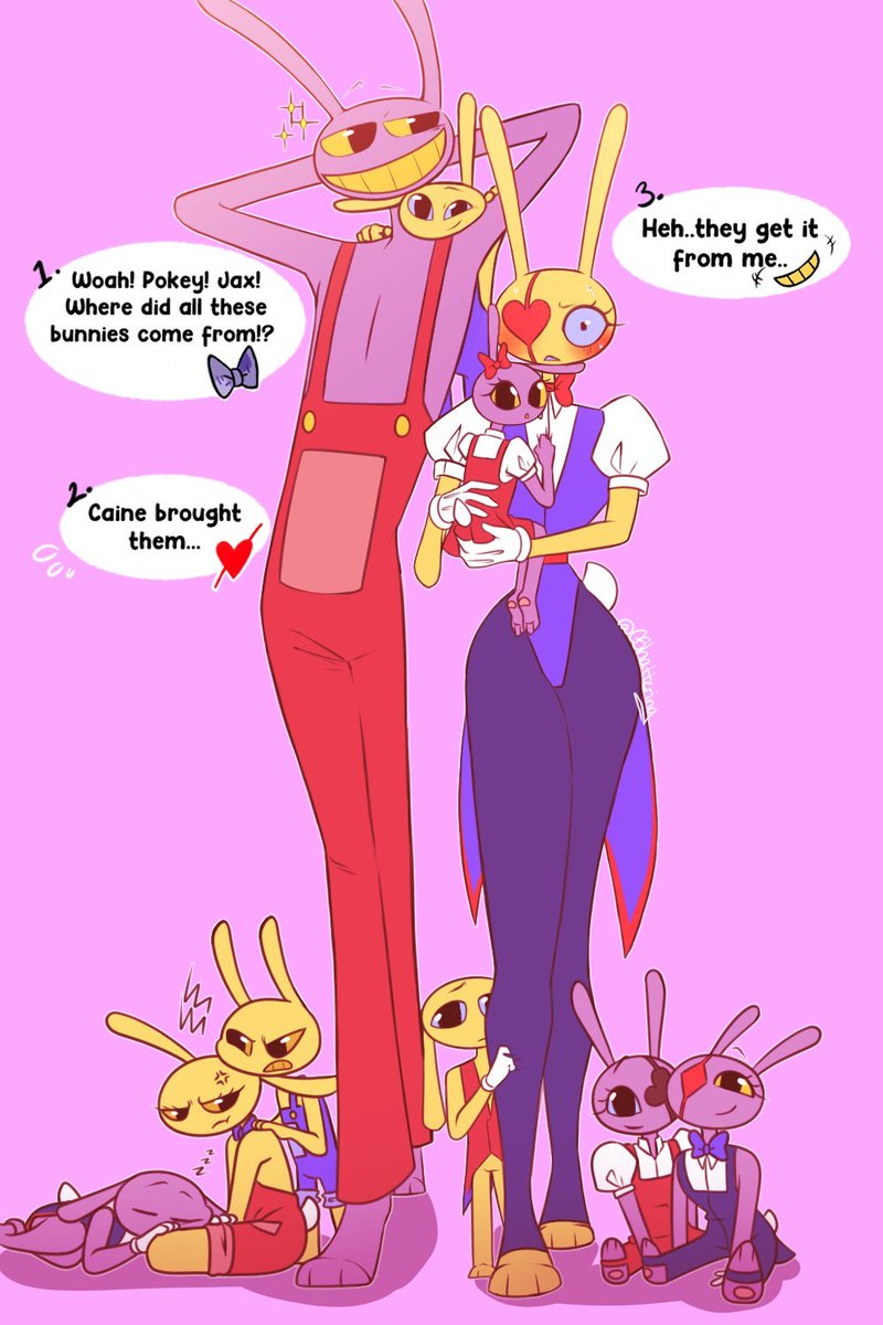 GShattering's tweet photo. OC X CANON CHECKPOINT ‼️ Show off your oc and who you ship them with!

The rabbit babies~ 🐰💜💛 https://t.co/iIrR50Hm0c