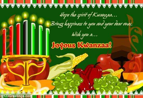 Wishing Everyone a Joyous Kwanzaa