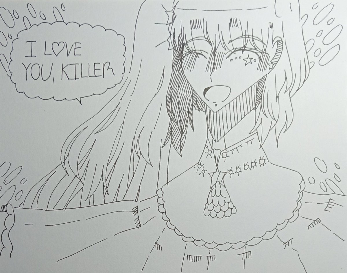 Starfry96's tweet image. Outer belike: AWWWWWW 🩵🩵🩵 #outerkiller #killersans #outersans