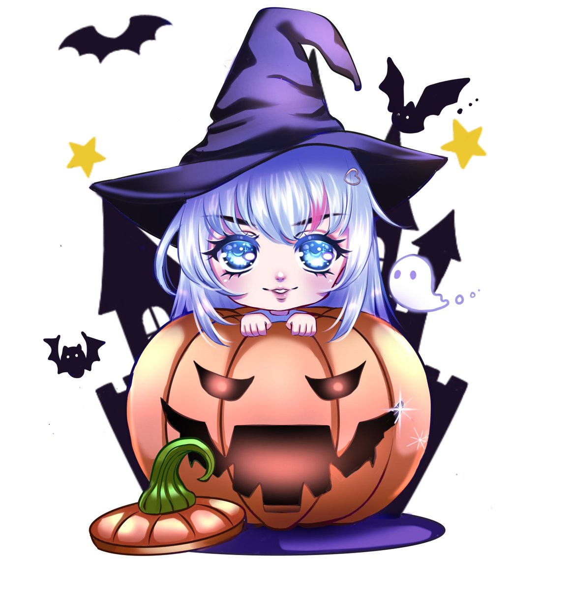 commissioned by  <a href="/kattafan69/">Kattafan(Seth)🤍</a> #qtart #ych #commissions #Vtuber #pixelart #Halloween2023