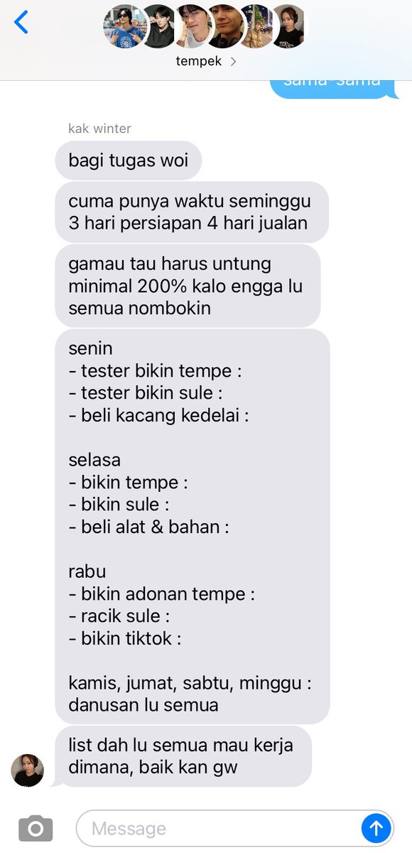 sunoowota's tweet photo. membagi tugas https://t.co/uOVzUKQQOM