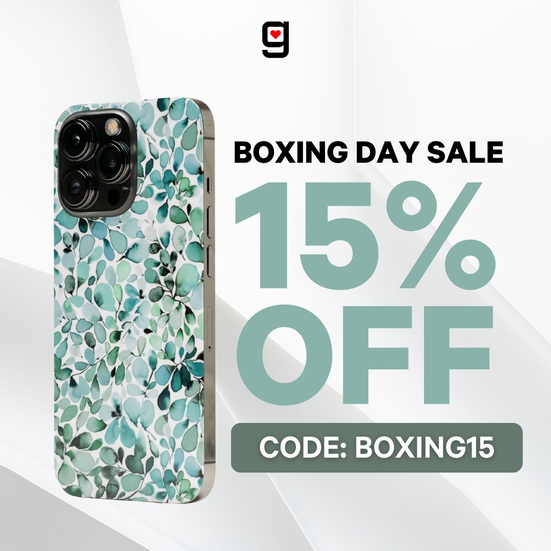 Boxing Day is on and so is our sale 🎁 Use our code "BOXING15" to save 15% off on every product on our site for a limited time! If you're a newsletter subscriber, don't miss out on an exclusive offer in your inbox. Shop our sale now via the link in our bio 🛒 #GelaSkins