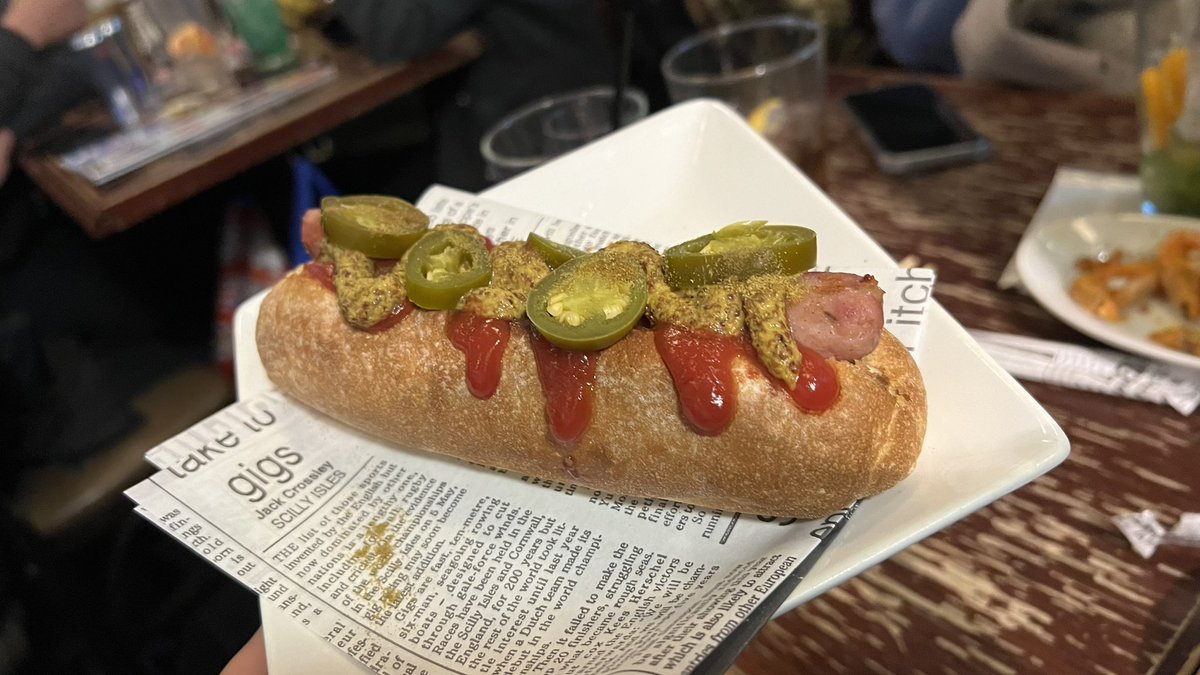 MitsuhisaMasuda's tweet photo. ハラペーニョドッグ、激ウマ🤩🌭

#hotdog
#thehotdogs https://t.co/DJBuA7JiPD