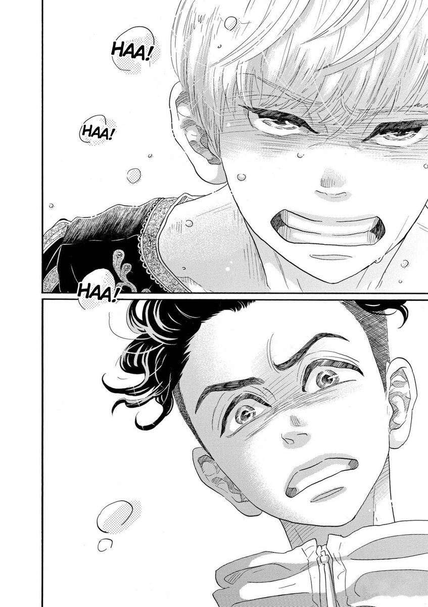 both wanted something that the other had. and in their respective competitions, junpei realized he had much more to work on to keep up with ruo and ruo is frustrated that junpei didnt fulfill his expectations. 