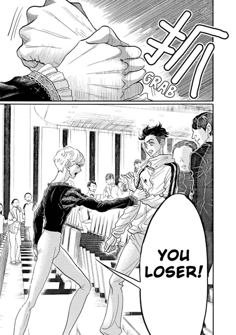 both wanted something that the other had. and in their respective competitions, junpei realized he had much more to work on to keep up with ruo and ruo is frustrated that junpei didnt fulfill his expectations. 