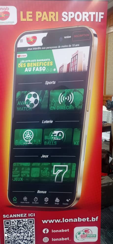JusteMien's tweet photo. #BurkinaFaso
#LONABET, un jeu en ligne de pari sportif made in Burkina lancé ce 26 décembre par la #LONAB. Il permet, tout comme #Xbet, de parier sur les matchs. La plateforme est accessible sur téléphone , tablette et ordinateur.#Iwili https://t.co/hdM9n9j2Bw