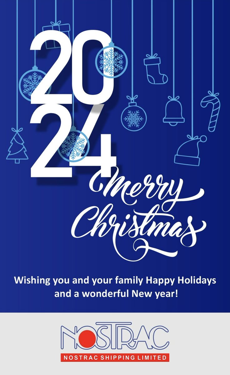 NostracShipping's tweet photo. Happy Holidays from Nostrac Shipping 🎄🎁 https://t.co/z4XePBVco1