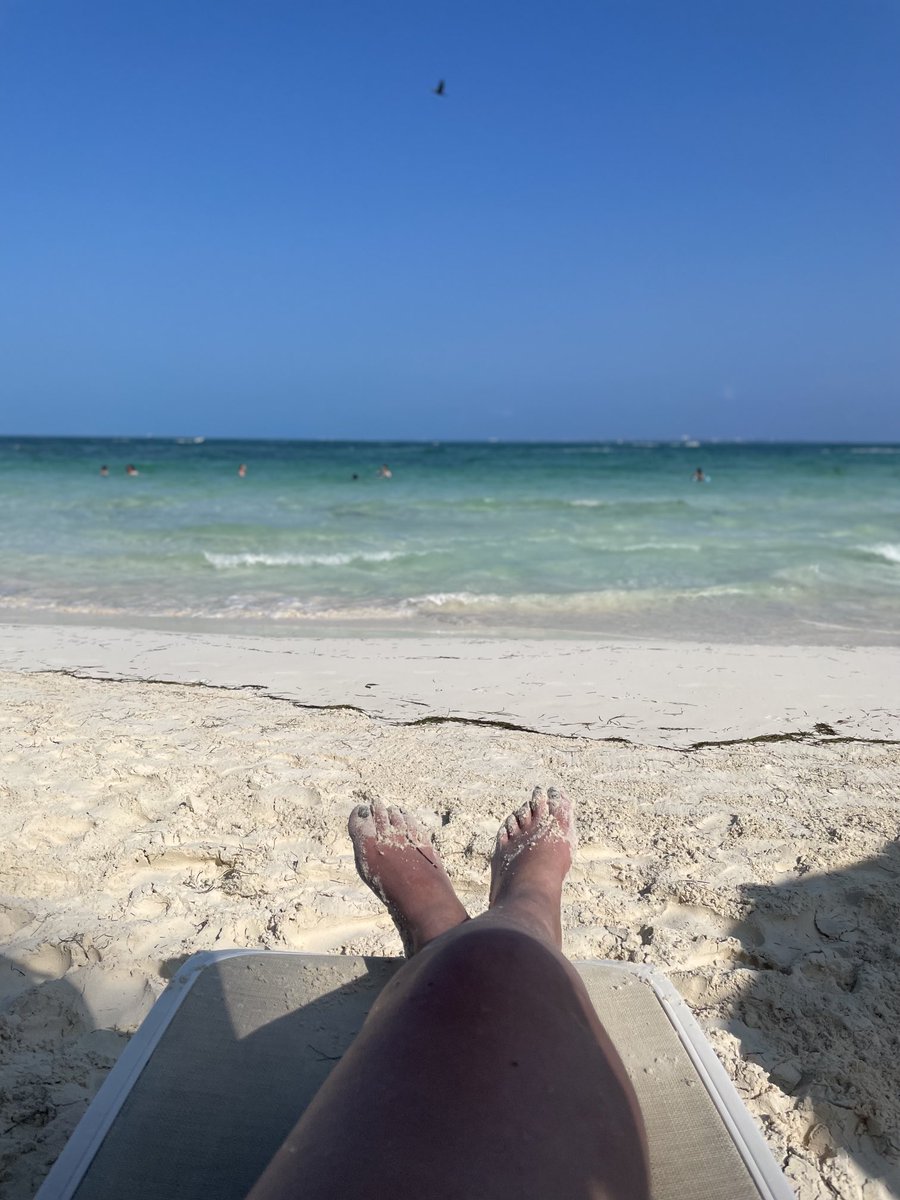 Obligatory feet on the beach pic.