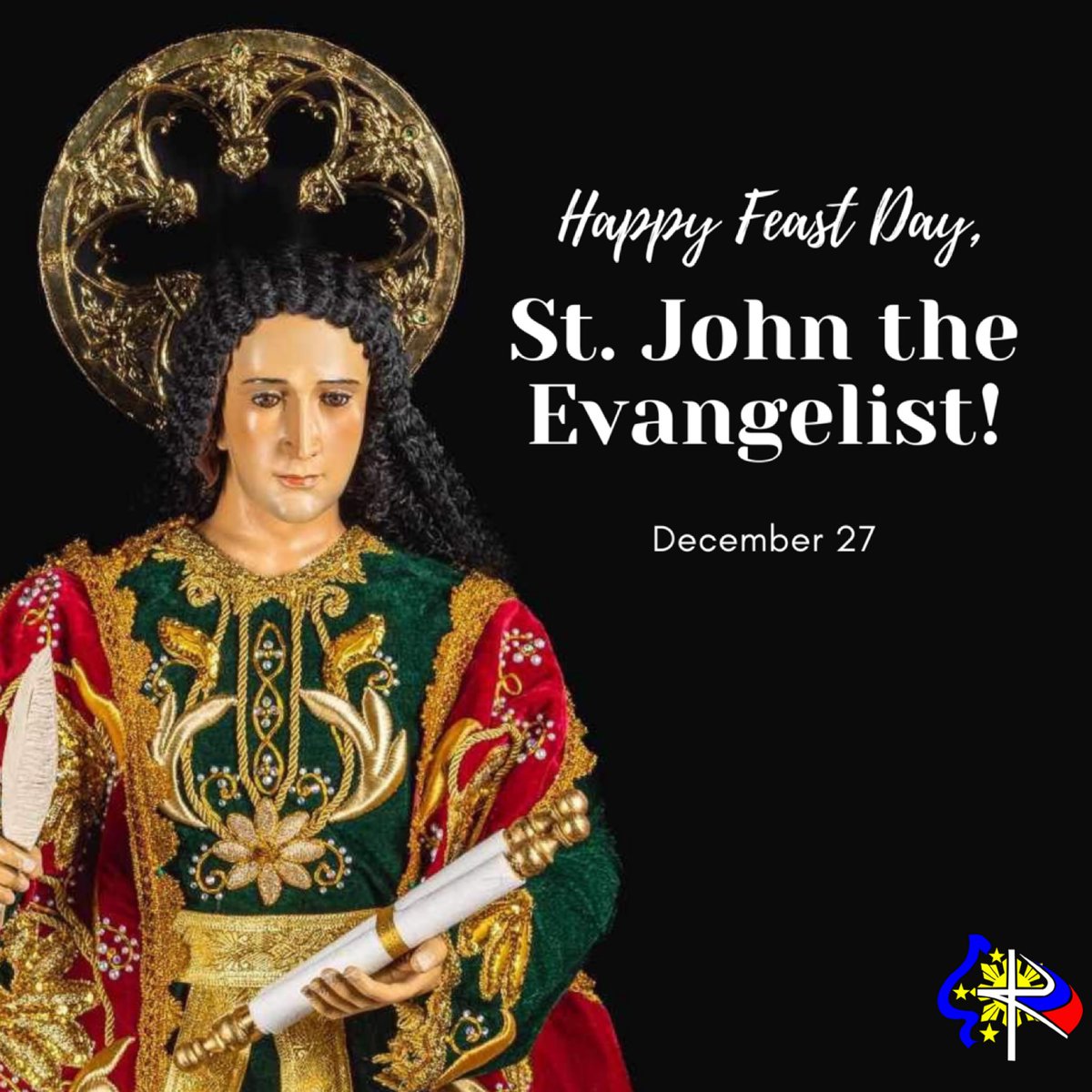 katolikongpinoy's tweet photo. Today, December 27, is the Feast of SAINT JOHN THE EVANGELIST, Beloved Apostle of our Lord Jesus Christ. ❤️ https://t.co/6MXM6zm1Ro