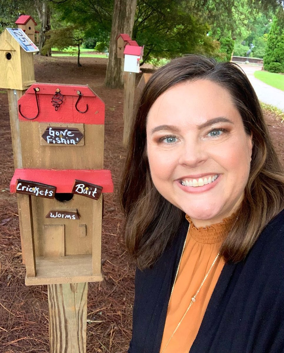 Michelle is keeping her 2023 ❤️ Red Sage Gives Back ❤️close to home with the <a href="/hsvgarden/">Huntsville Botanical Garden</a>

As a Garden Advisory Board Member, she strongly believes in the organization's mission as well as the benefits to our local community.

Here is a photo of Michelle at her FAVORITE exhibit.