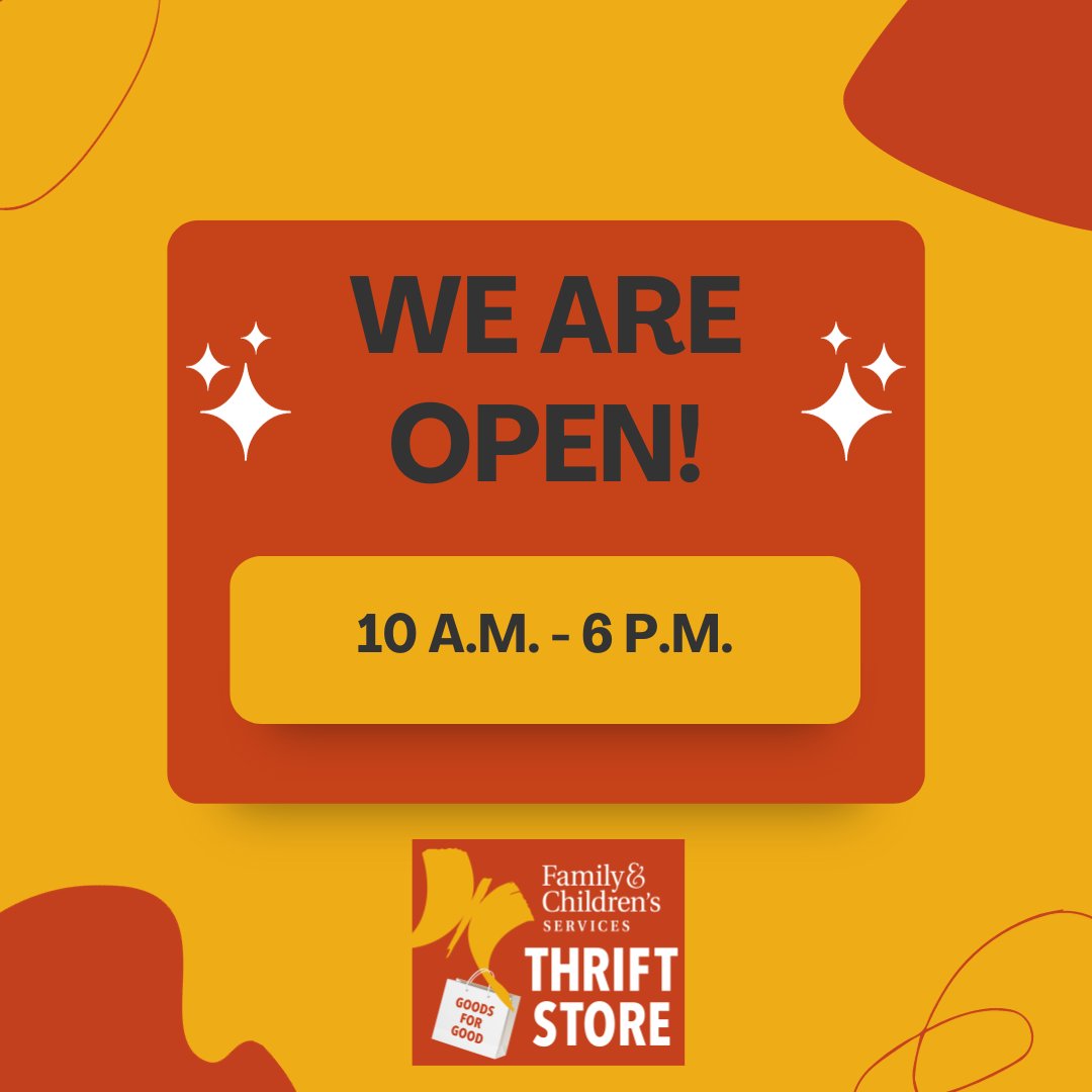 There’s no better way to spend the day after Christmas than shopping at our store! We have something for everyone, from fashion to home decor and more! Come and discover our amazing selection today! #fcsthrift #retail #shopping #Tulsa