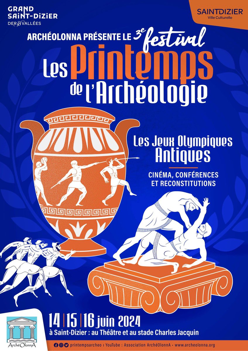 ArcheOlonna's tweet photo. Thématique des "Jeux Olympiques" en harmonie avec l'évènement national Paris 2024 : permettre au jeune public et grand public de comparer les Jeux modernes et ceux de l'Antiquité chez les Grecs et chez les Romains. https://t.co/L5jmtC5aCt