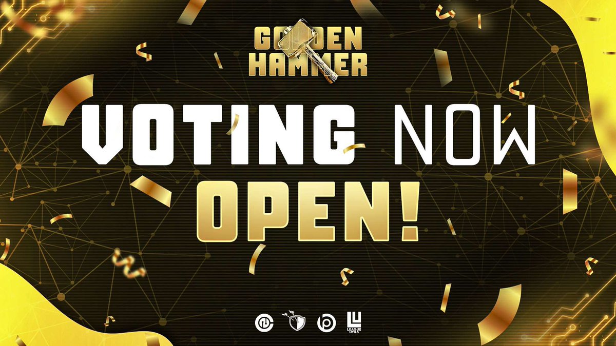 🗳️ Get ready to cast your vote! 5️⃣ 𝐂𝐚𝐭𝐞𝐠𝐨𝐫𝐢𝐞𝐬 😎 🌟 Rookie of the Year 🔝 Player of the Year ⚒️ Builder of the Year 🏅 Team of the Year 🏆 Community Event of the Year Vote for your favorite here ⬇️ 🔗 discord.gg/clash-network #GoldenHammerAwards