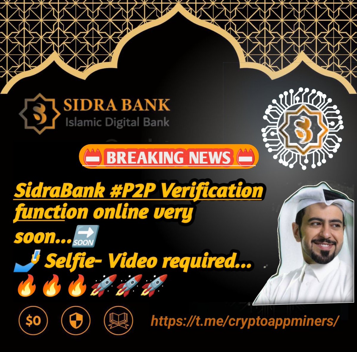 cryptodropee's tweet photo. ⭐ BREAKING NEWS ⭐
       👇👇👇👇👇👇
📣 SidraBank #P2P Verification function online very soon...🔜
🤳 Selfie- Video required...📛

❓KNOW MORE-🔻
      👇👇👇👇👇
https://t.co/R5nCKaIpPs

#sidraBank #SidraChain #SidraCoin #SidraFamily #Sidra #SidraMainnet https://t.co/TViKBfVXel