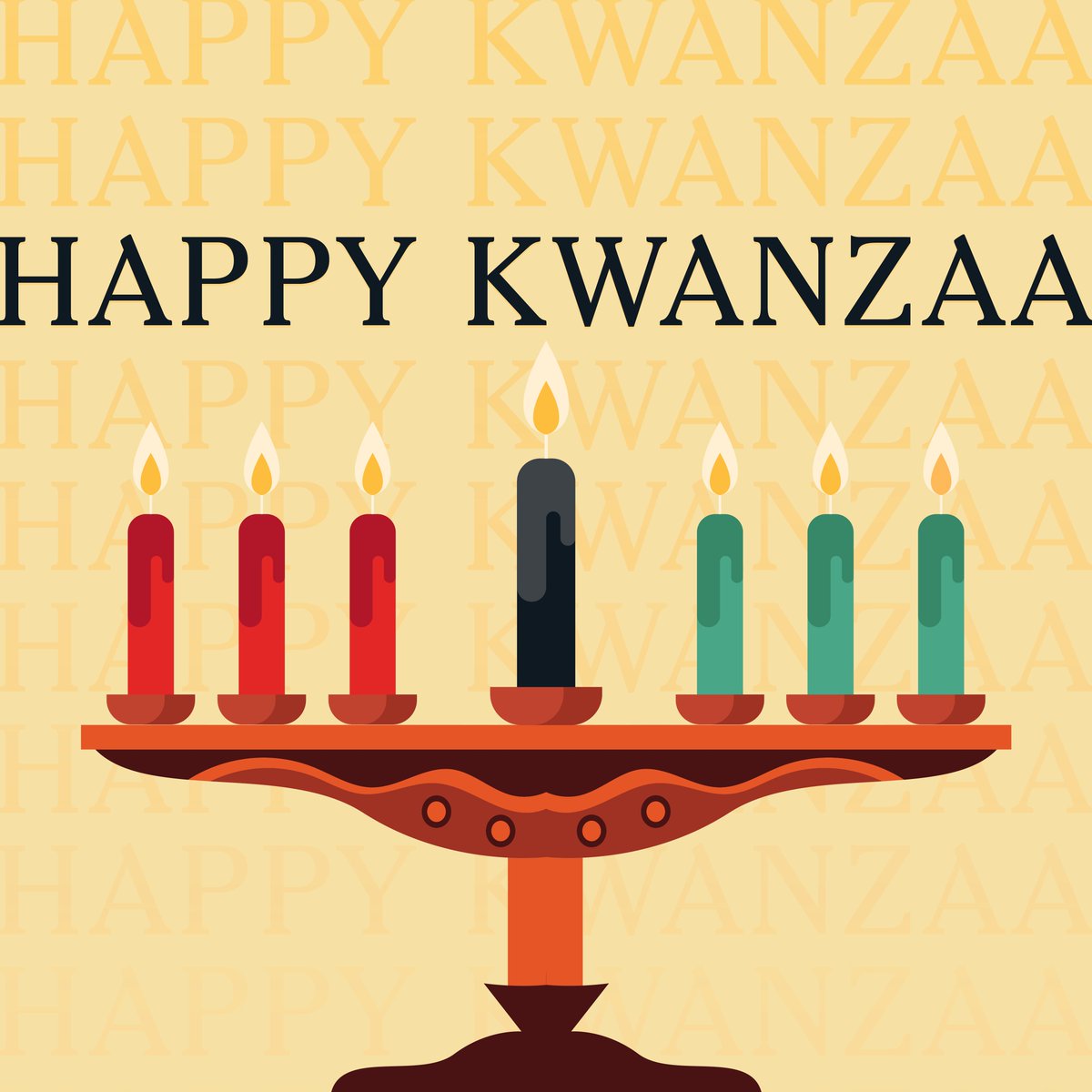 We send our warmest wishes as families light the Kinara tonight and reflect on the seven principles of Kwanzaa. Happy Kwanzaa!