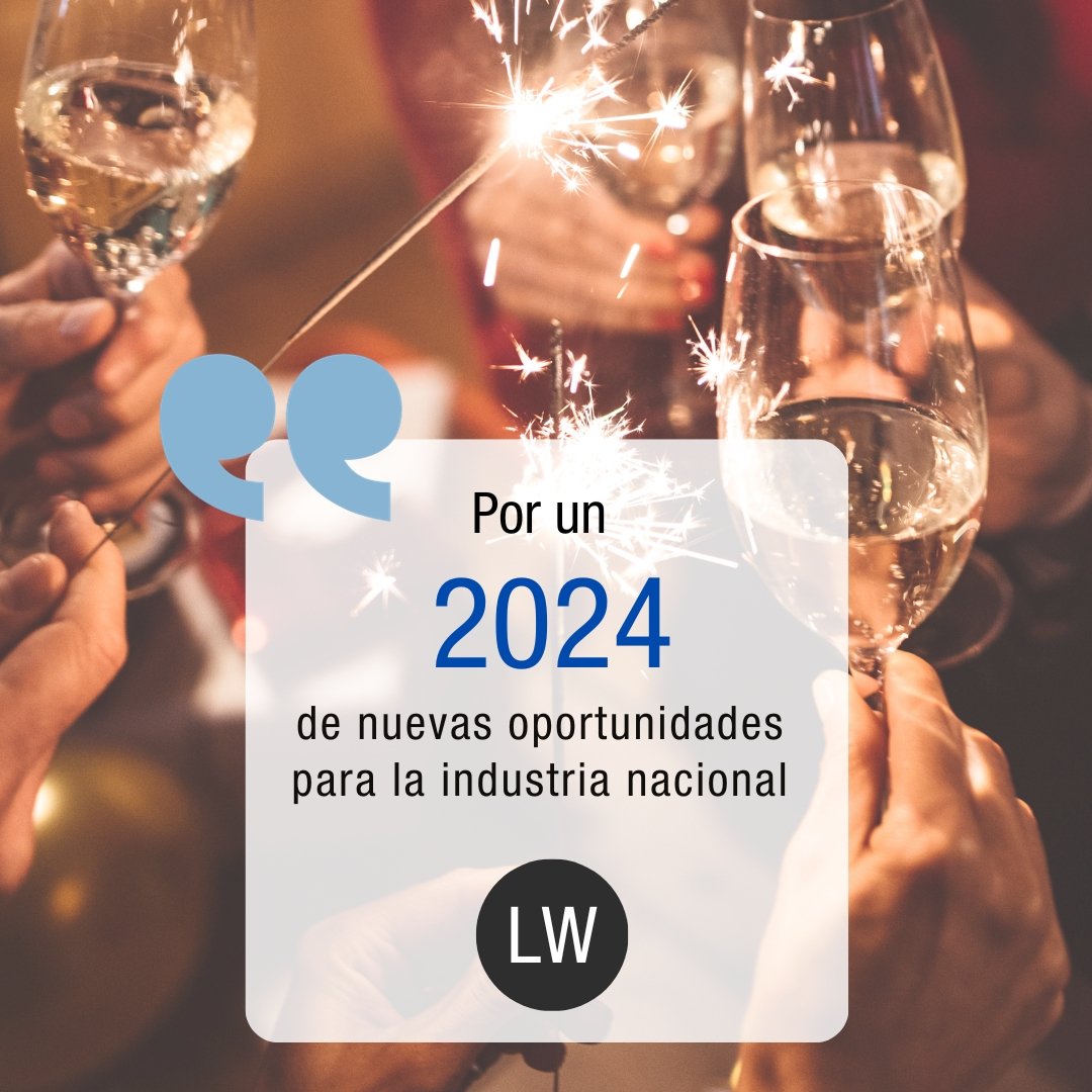 Este 2024 no será un año más. Desde mi lugar seguiré trabajando en el sector industrial y apostando por la refuncionalización de espacios que se conviertan en desarrollos productivos y den trabajo.
Estoy seguro que ese es el camino que hay que tomar.

¡Feliz 2024! 🥂