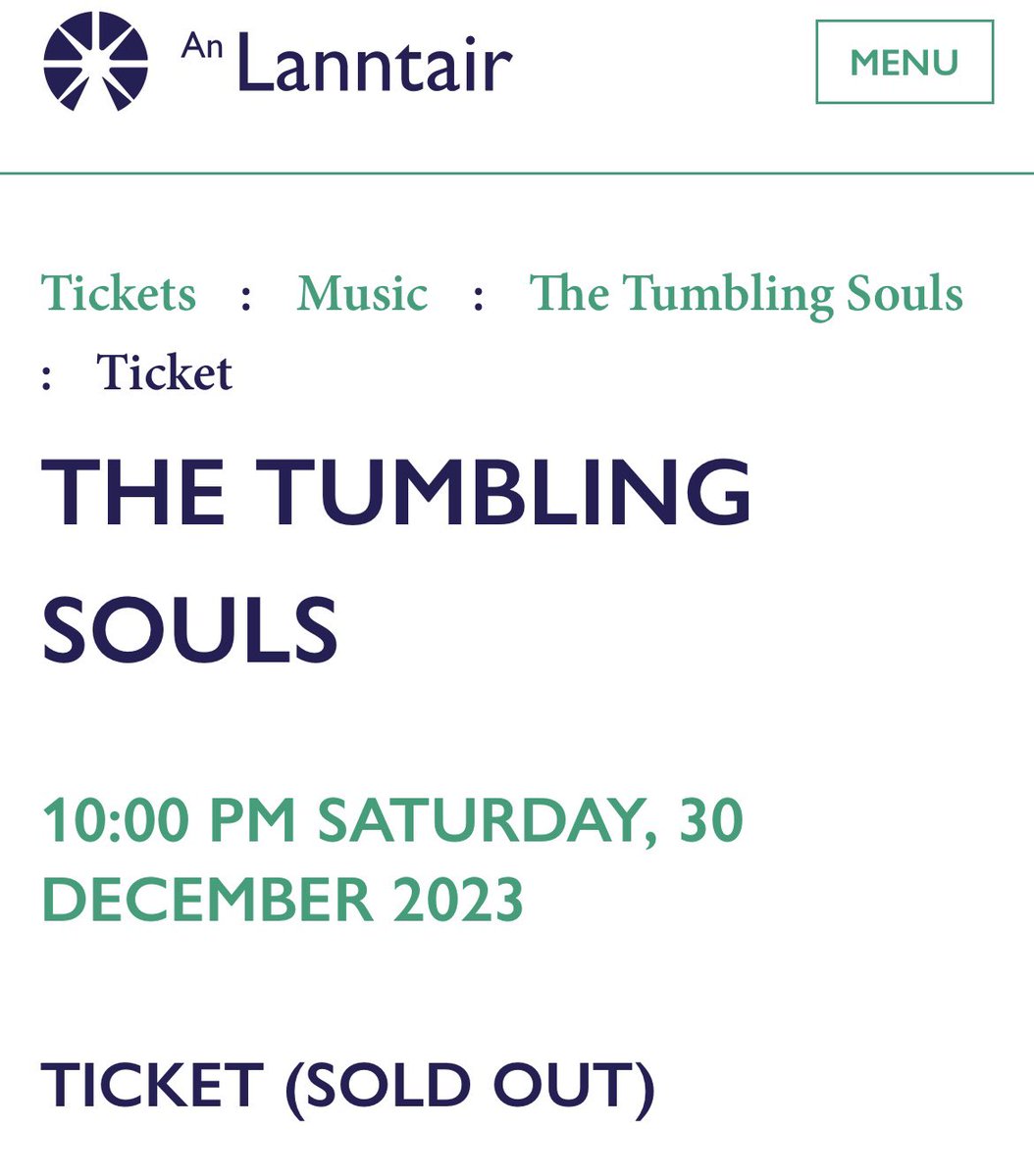 the_tumbling's tweet photo. Thanks to everyone that bought a ticket for Saturday night in @anlanntair. It’s now sold out!! 🪩🥳 https://t.co/uA0bcz2zmN