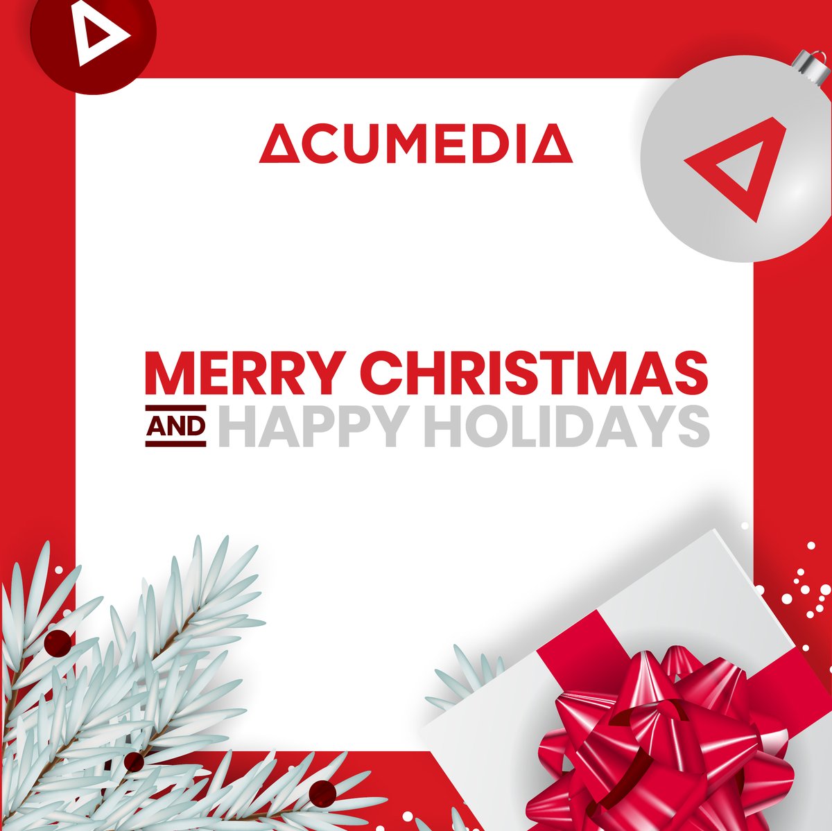 acumediacorp's tweet photo. #MerryChristmas #HappyHolidays #happynewyear2024 https://t.co/NcsD3CePtV