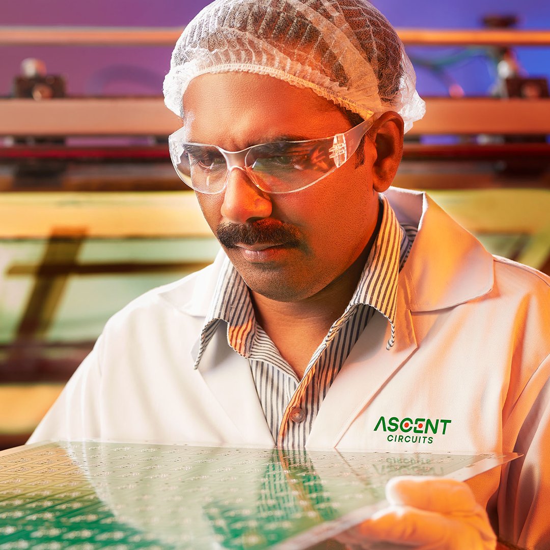VatitudeGlobal's tweet photo. #AscentCircuits is an Indian-owned largest PCB manufacturer. 
Inspired by the key concept of PCB which connects signals from one point to another. We created a unique logo by fusing the idea into a custom-made wordmark with two dots. 

#Vatitude #BuildingSmarterBrands #Branding https://t.co/7qhv6tjB93