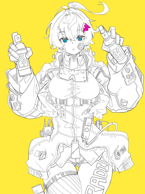 ぬりえ用スエルやん 