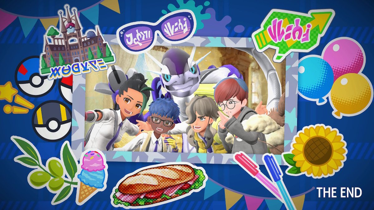 noeltacobell's tweet photo. Finally rolled credits on #PokemonViolet! #PokemonScarletViolet #NintendoSwitch https://t.co/zQFnhlWe5G