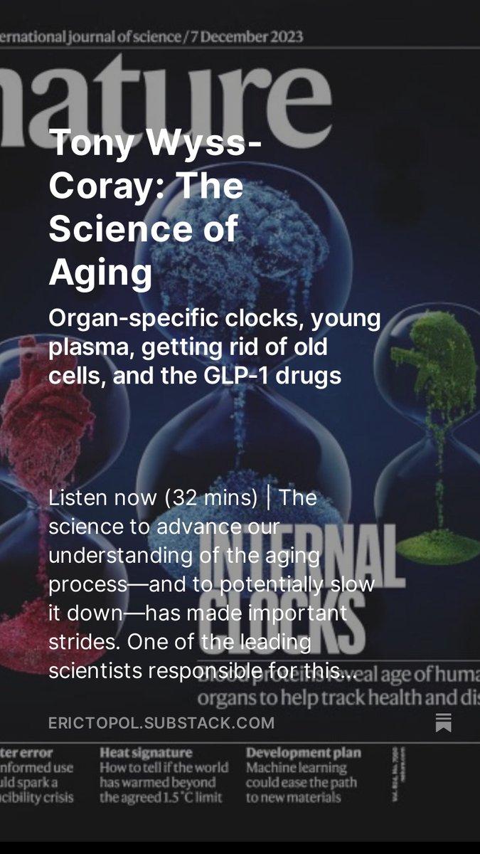 If you're interested in the science of aging and how we may be able to control the process, you won't want to miss this conversation with <a href="/wysscoray/">Tony Wyss-Coray</a>.
A new Ground Truths podcast.