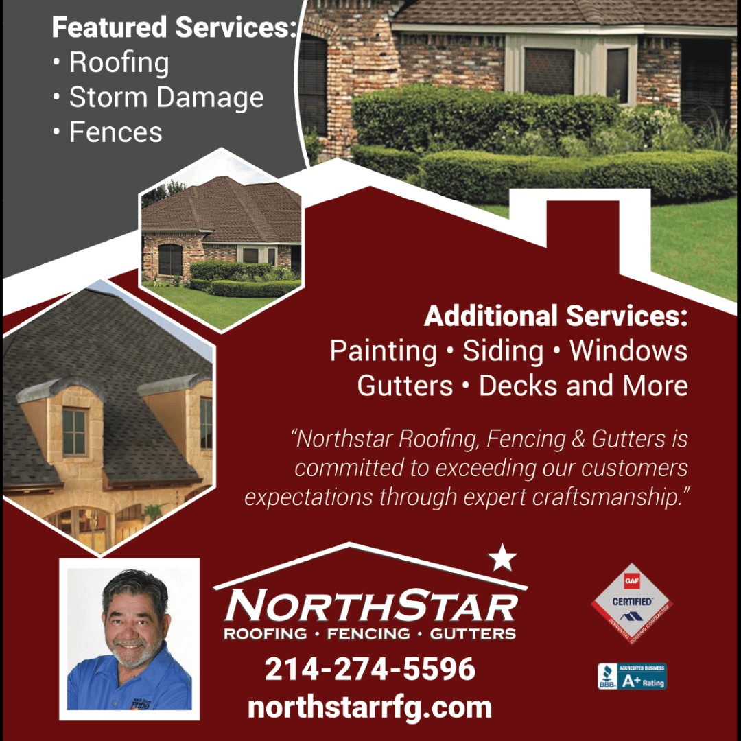 LGBTQChamberDFW's tweet photo. Northstar Roofing, Fencing &amp; Gutters is committed to exceeding our customers expectations through expert craftsmanship.

https://t.co/e4ZuVuVt0V https://t.co/XzQD65TmR9