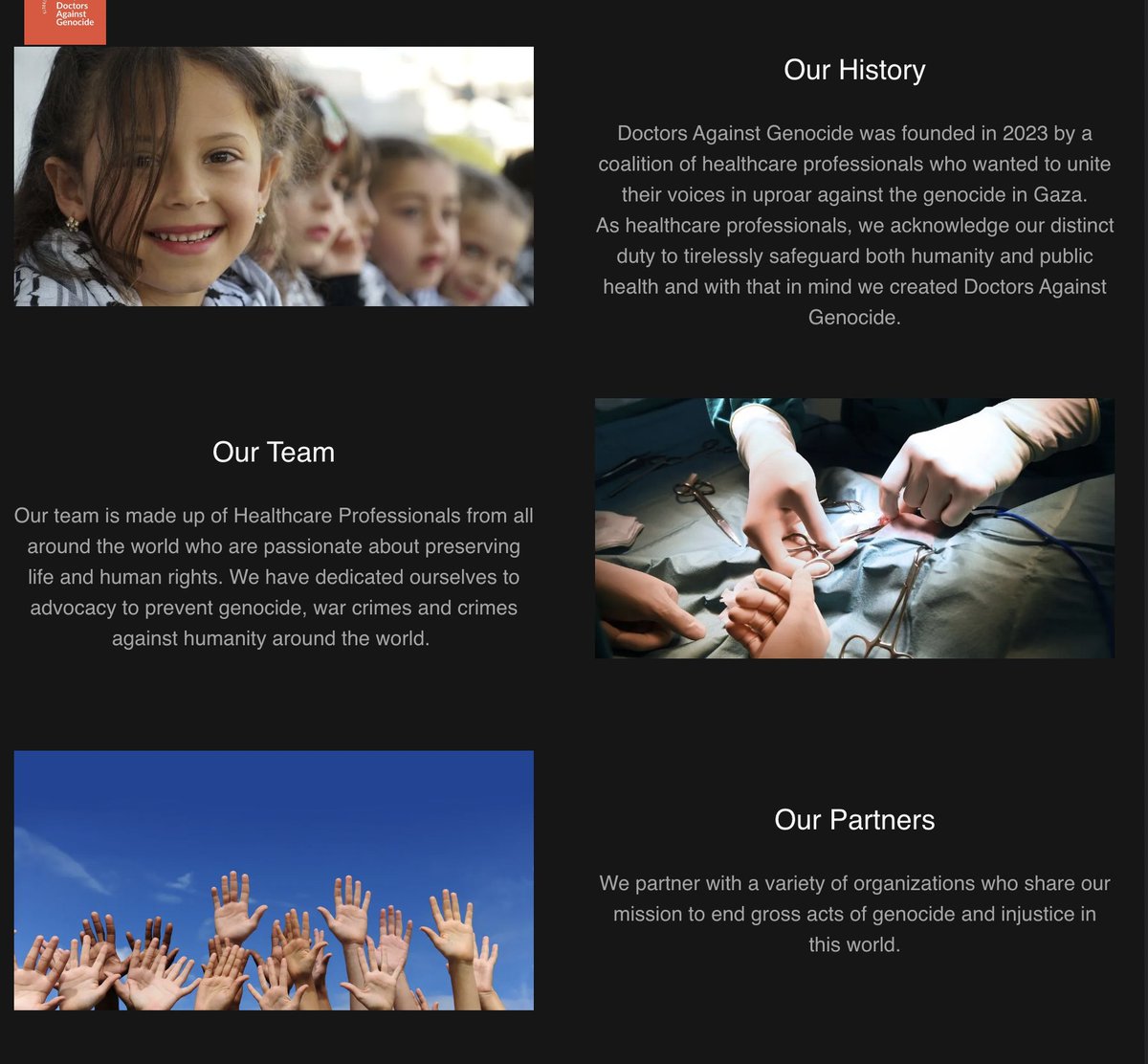 S___Elliott's tweet image. There is a lot of tweeting and anger today towards @docstopgenocide and their idiotic plan to protest inside the Holocaust Museum.

Before getting all worked up please realize this is not a real organization. They have 86 followers. Their website says they partner "with a variety…