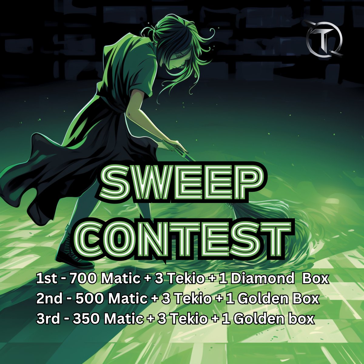 Sweep Contest is live ! Tommorow our staking will go live too ! Tekio is building @0xPolygonLabs 🫡