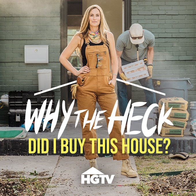 TVTango's tweet photo. 🌟Watch Tonight @hgtv 9pm Premiere Season 2 WHY THE HECK DID I BUY THIS HOUSE? #WhyTheHeckDidIBuyThisHouse Starring @SpradlinKim About https://t.co/JSnlOwDrZq https://t.co/t3aqAg3v1j