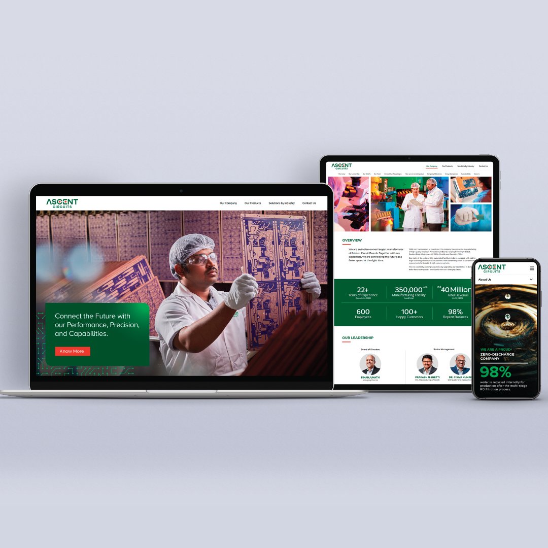 VatitudeGlobal's tweet photo. Responsive Corporate Website Design and Development for Ascent Circuits.

#Vatitude #BuildingSmarterBrands #AscentCircuits #Branding #websitedesign #uidesign #uiux #ui #websitedevelopment #PCB #manufacturing #printedircuitboard https://t.co/dgdKFaR2v3