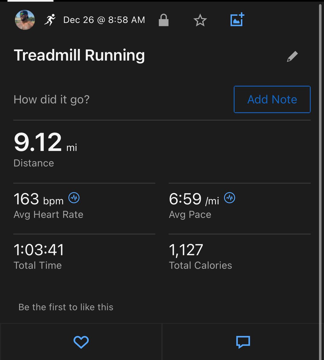 Every time I lace up my runners, I have the opportunity to prove to myself that I am who I say I am. What a blessing.

1 mile warm up
5x2k w 400 m rest btw
1 mi cool down

No limits