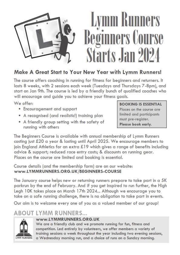 lymmrunners's tweet photo. Our fabulous Lymm Runners Beginners Course starts on 9 January 2024.  More info on https://t.co/xlvtAkcMBE.  
Such an incredible way to improve fitness with like minded and supportive people. https://t.co/LjEl8BSDX1