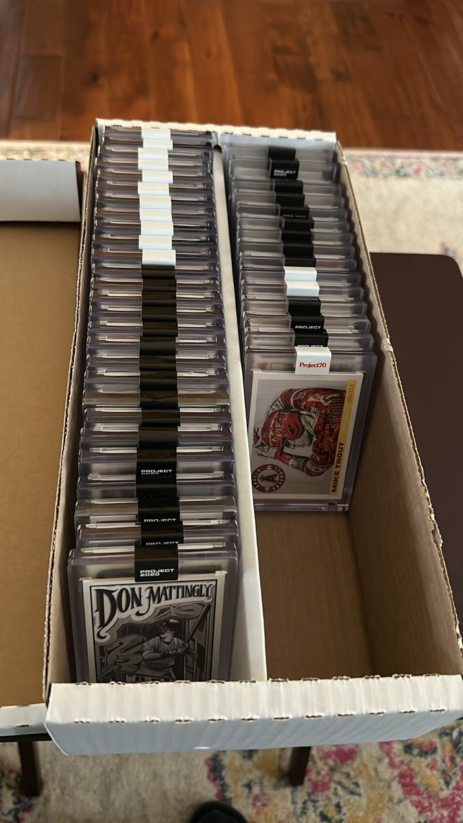 jlun13's tweet image. Have a box here of @Topps #Project2020 and #Project70 cards for sale!!! I’ll post pics in the comments below. Feel free to comment with an offer or I’ll get you a price. 
FYI-IM SELLING THESE FOR MY SON WHO IS SAVING UP FOR A NEW 🏀 HOOP! $1 and up. 
RT pls! ❤️⚾️ @TheHobby247