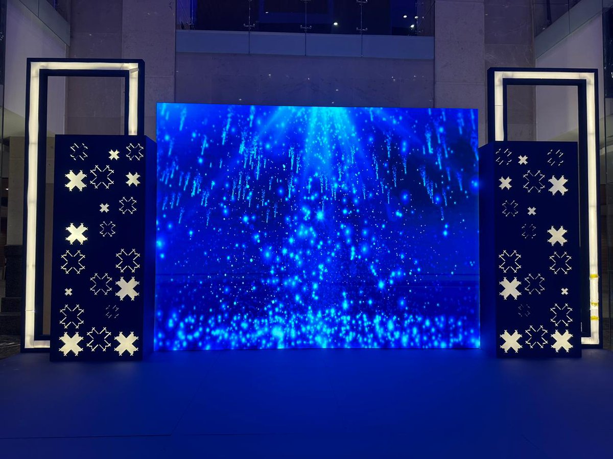 EventMakersInfo's tweet photo. Event of Industry and Local Content, Madinah Forum 2023.
Event Makers installed Curved LED Screens P2.6 200 square meters, Regular LED Screens 100 square meters, Sound, Lights, Conference mics, plasma screens, production and Fabrication.#eventplannerriyadh #eventorganisers #KSA https://t.co/JyW8tGW5y5