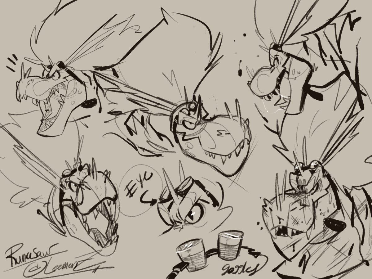 LeemonZ_620's tweet photo. Runasaur sketches!
#LeemonZ #Runasaur https://t.co/BDRSMU3Aev