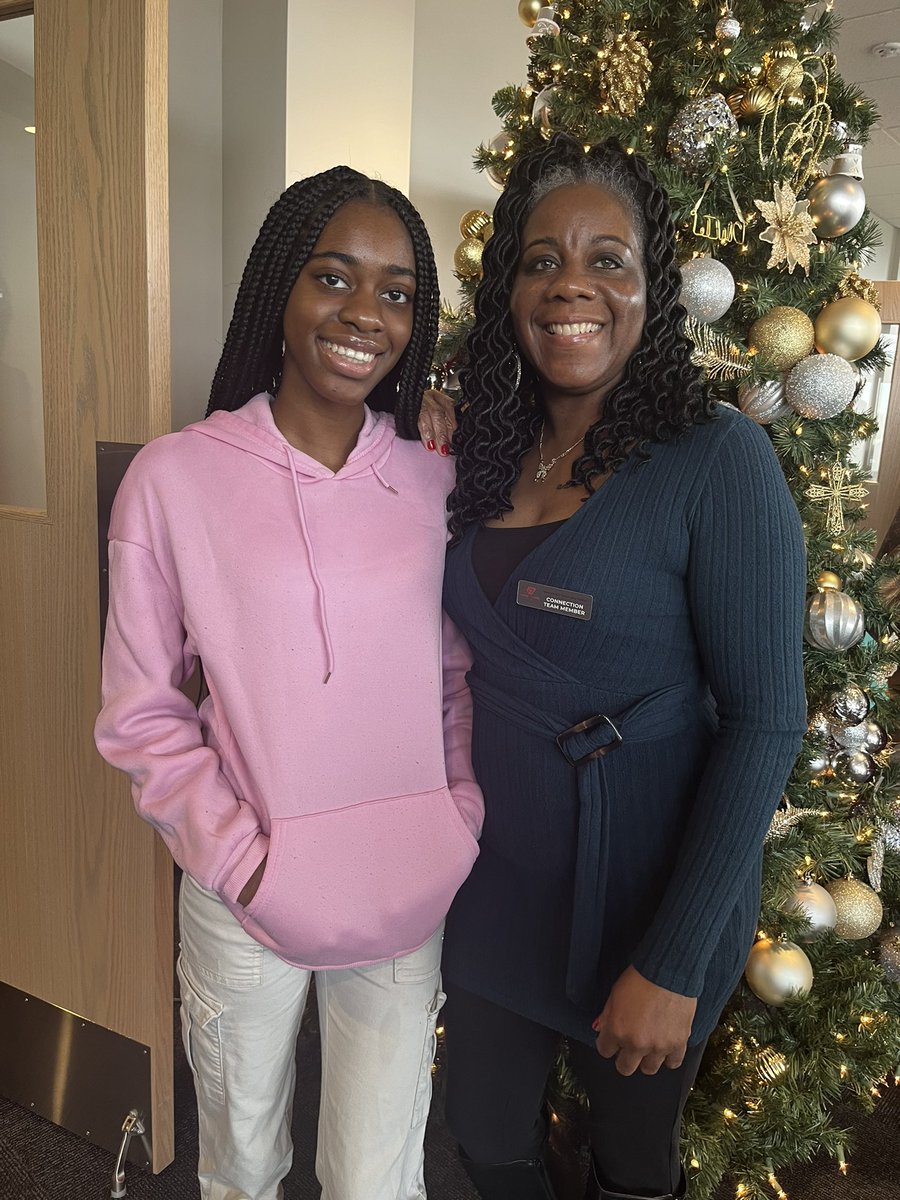 They say she’s my mini me…I say…she definitely is!😉🥰💜
#christmaseve