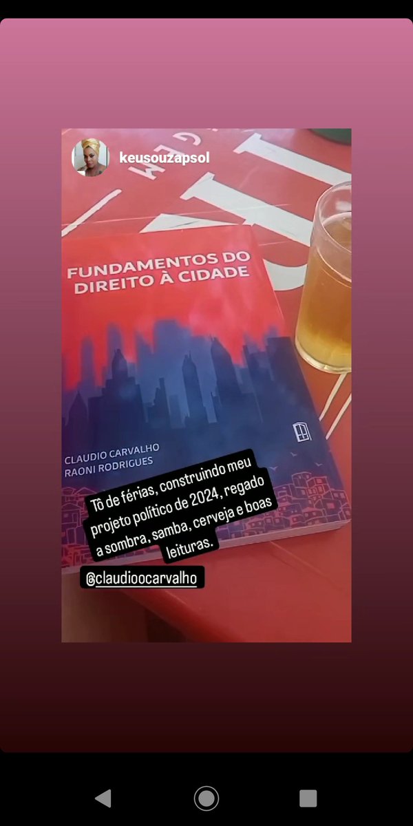 CCarvalhoAMB's tweet photo. É para isso que resistimos, lutamos, pesquisamos, mobilizamos.
Na disputa das ideias, corações e mentes pelo Direito à Cidade.
.
#direitoacidade #direitoàcidade #direitourbanístico #direitourbano #direito #planejamentourbano #gestãourbana #urbano #urbanismo #cidadesjustas https://t.co/oBpKytIrLd