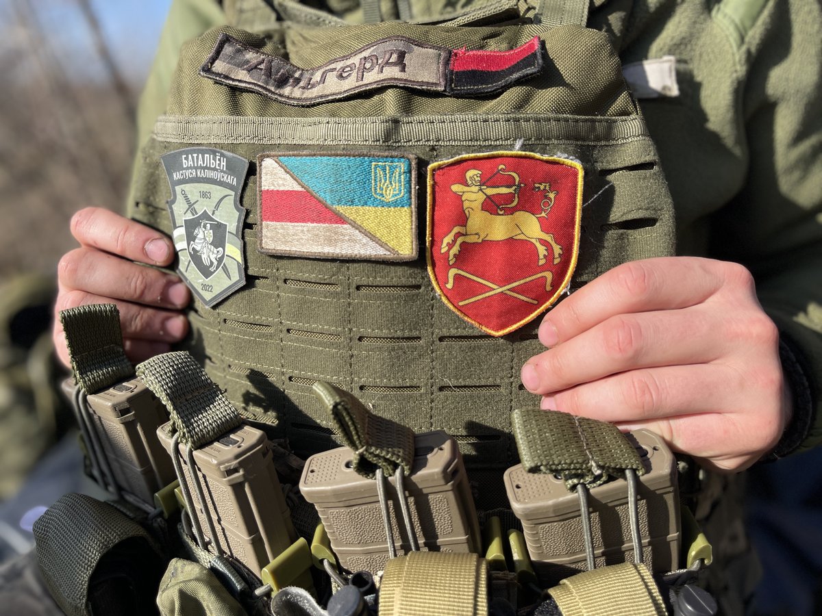 belwarriors's tweet photo. Even on the front line we have ways to express ourselves. In the selection of Belarusian fighters patches you can find  not only the classic Belarusian "Pahonia", but even pink ponies! https://t.co/q2d70jdk7M